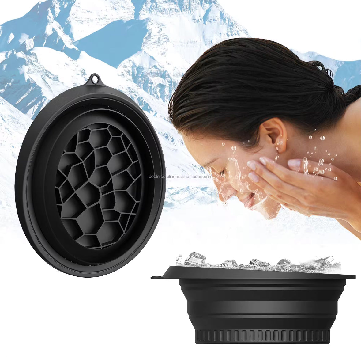 Bain de glace pour le visage